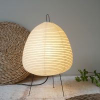 Creative Art Rice Paper Lantern LED Table Lamp Japanese Home Decor Lights Living Room Bedroom Bedside Hotel Tripod Floor Lamps