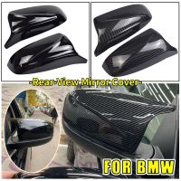 Carbon Fiber/ABS 2x Mirror Cover X5 X6 Car Side Rearview Mirror Cap Cover Shell Replacement For BMW X5 X6 E70 E71 2008-2013