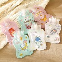 1pc PVC Mini Winter Reusable Hand Warmer Cute Cartoon Instant Self Heating Pack Warmer Portable Hot Water Bottle Bags Keep Warm