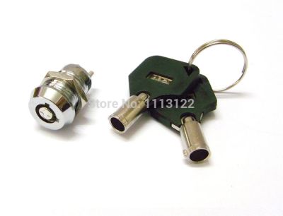 【CC】✘✲▨  Tubular Lock key number ON/OFF with Terminals 2/1 pulls 1 pc