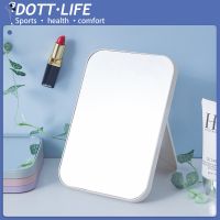 【BEIBEI】 Desktop Simple HD Dressing Mirror Portable Folding Large Square Mirror Desktop vanity mirror