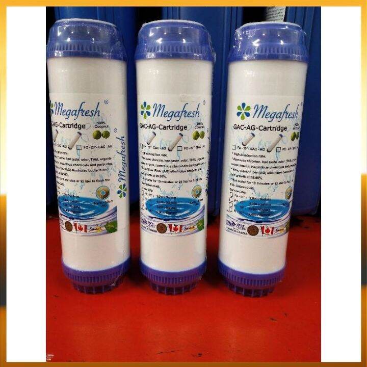 MEGAFRESH GRANULAR ACTIVATED CARBON(GAC) WATER FILTER Lazada PH