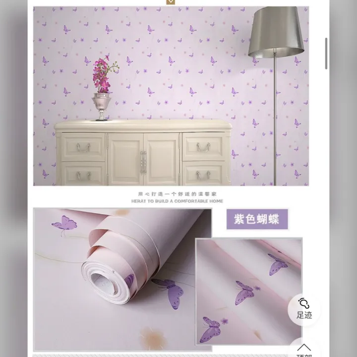 LKF wallpaper size: 10 meters x 45 cm sold in roll no tools needed self  -adhesive wall sticker Material: pvc Function: Waterproof, | Lazada PH
