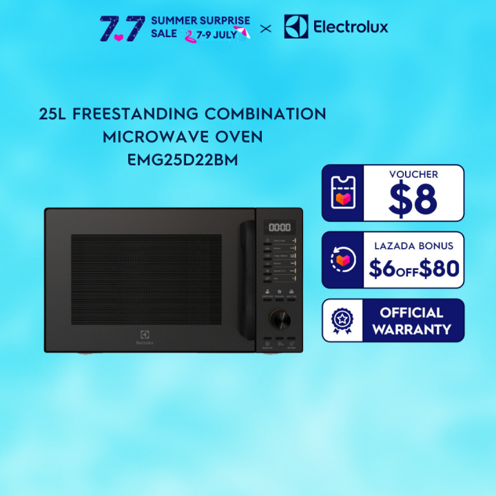 Electrolux EMG25D22BM 25L UltimateTaste 500 Freestanding Combination