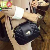 ifashionbagshop(IF-P008) -L1กระเป๋าสะพายข้างลายตาข่าย