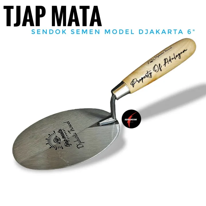 Tjap Mata Sendok Semen Model Djakarta 6 Inch Gagang Kayu Lazada Indonesia 7237