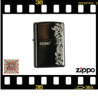 Zippo Black Ice Blossom, 100% ZIPPO Original from USA, new and unfired. Year 2020