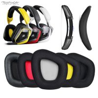 Replacement Ear Pads Cushions Headband Kit for Corsair VOID PRO RGB SE Headset Headphones Mesh Fabric Earpads Earphone Earmuff