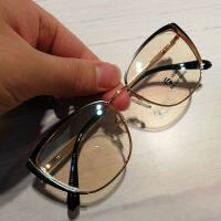 2021 New Vintage Metal Square Anti-blue Glasses Frame Women Fashion Optical Transparent Eyeglasses Female Computer Spectacles