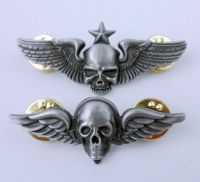 tomwang2012. TWO US MILITARY AIRBORNE SKULL WINGS BADGE PIN INSIGNIA 2.0 BROOCH-0188