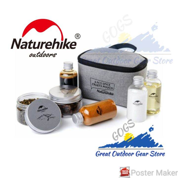 Naturehike 6 or 8 in 1 Seasoning Spices Bottle Set Outdoor Camping