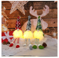 Festive Party Ornaments Glow-in-the-dark Gnome Doll Glowing Faceless Doll Plush Gnomes LED Christmas Ornaments