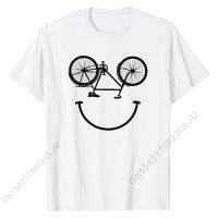 Smiley Face Bike Tee Smile Cycling Bicycle Smiling Face T-Shirt Slim Fit T Shirts Tees For Men Fitted Cotton Summer Top T-shirts