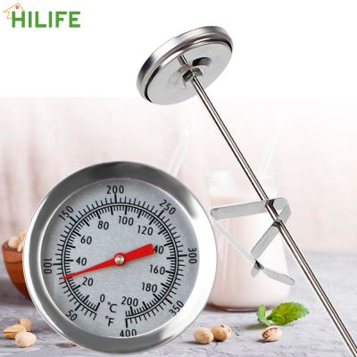 ✇✼ Probe Thermometer Kitchen Tools Cooking Temperature Meter 0 200℃ Milk Coffee Food Meat Gauge Stainless Steel