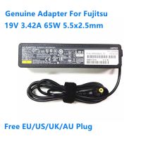 2ปีของแท้19V 3.42A 65W ADP-65MD B A13-065N2A PXW1934N AC Adapter สำหรับ Fujitsu Lifebook E753 U772 C44แล็ปท็อปชาร์จไฟ