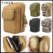 YIWEN Portable Backpack Hang Pouches Pack Compact Bag Phone Storage Molle