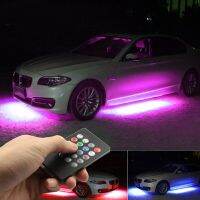 12V Under Car LED Lights Underglow Flexible Strip Lights RGB Decorative Atmosphere Under Lamp Car Chassis Underbody System Light