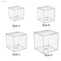 Acrylic Clear Box Gift Box with Lids Jewelry Box storage Box for Tiny Jewelry Centerpiece Cosmetics Birthday Decoration