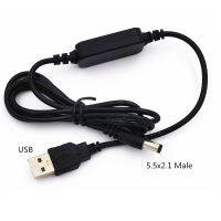 สาย USB 2A ไดรฟ์ DC 5V Meningkatan พร้อม5.5X2.1Mm สำหรับ AC-PW20 FW50 FZ100 DR400 Canon (BP511) DR-E6 DCC3 DR-E18 LP-E6