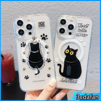 เคสโทรศัพท์ลายการ์ตูน Magsafe หรูหราสำหรับ iPhone 14 13 12 11 Pro Max 12 13 Pro 14 Plus ซองนุ่มกันกระแทกสำหรับ iPhone 14 Pro Max