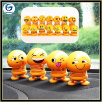 【Clearance Sale】Spring Bobble Head Toy น่ารักหน้ารถ Emotion ตุ๊กตาตกแต่งภายในสำหรับแดชบอร์ดรถยนต์