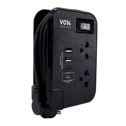 ปลั๊กไฟ-vox-รุ่น-f5st3-non2-2134-2-ช่อง-1-สวิตช์-2-usb-2-type-c-ความยาวสาย-1-เมตร-สีดำ