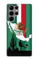 เคสมือถือ Samsung Galaxy S23 Ultra ลายธงฟุตบอลเม็กซิโก Mexico Football Flag Case For Samsung Galaxy S23 Ultra