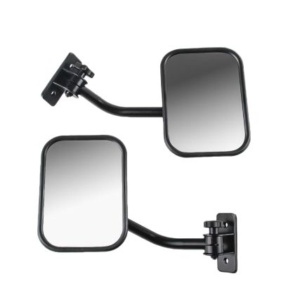 Doors Off Mirrors For Jeep Wrangler Tj, Jk, Lj Quick Release Side Mirrors Black 2Pack