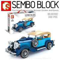 บล็อกตัวต่อรถยนต์คลาสสิก SEMBO BLOCK 607407 จำนวน 348 ชิ้น