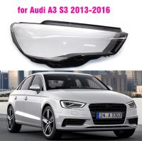 ปกสำหรับ Audi เลนส์ไฟหน้าหน้ารถ1ชิ้นที่ A3 2013-2016ที่ครอบโคมไฟรถยนต์โปร่งใส