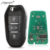 Jinyuqin Keylesgo VA2/HU83 Art Key สำหรับ Citroen C4 C4L DS4 DS5กุญแจรถ433.92Mhz Hitag2 ID46 4A Hitag-AES ด้วยวงจร