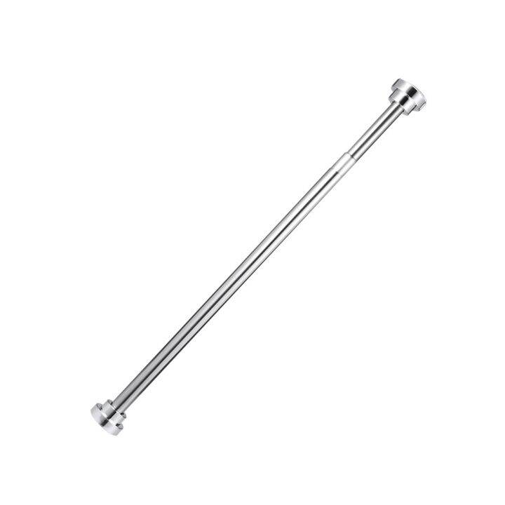Rod Curtain Tension Shower Rods Cupboard Clothes Adjustable Rail Spring Closet Stainless