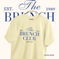 เสื้อยืดลาย brunch club | sherbetteeshop