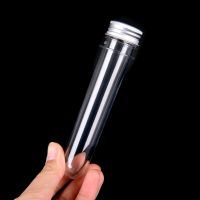 ๑❀ 1PC 40ml transparent mask bath salt test plastic tube empty clear pet cosmetic tube for Storage of Liquid Samples Sweet