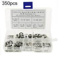 ♞ 350pcs m1.6 m2 m2.5 m3 m4 m5 m6 m8 Hardware Stainless Steel Flat Washer Metric Flat Washers Assortment Kit