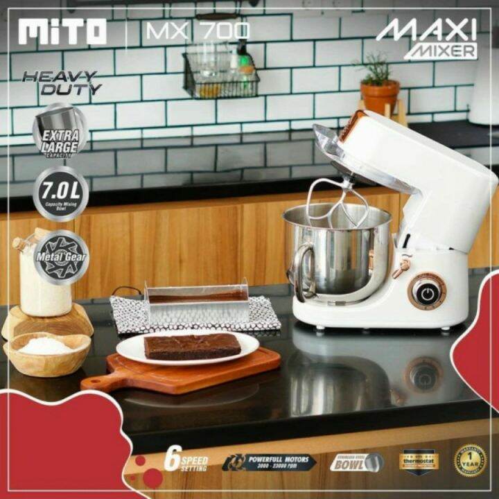 Mito Stand Mixer Maxi Mitochiba 7 Liter MX700 MX700 Lazada