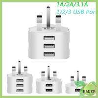 IHBNEP สำหรับแท็บเล็ต Iphone แท็บเล็ตชาร์จสอง USB อะแดปเตอร์ชาร์จในรถยนต์ USB ที่ชาร์จ USB อะแดปเตอร์ตัวรับปลั๊ก3ขา