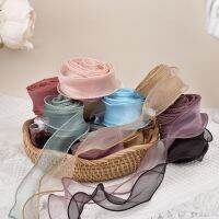 【CC】 2.2m/10m Fishtail Yarn Bouquet Material Baking Wavy Hem