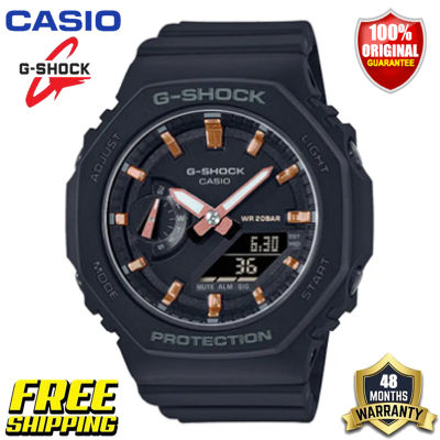 G-Shock GA2100 GMAS2100  ต้นฉบับ นาฬิกาข้อมือสตรีกีฬากันกระแทกกันน้ำ 100M พร้อมรับประกัน 4 ปี GMA-S2100-1A (คลังสินค้าพร้อม)