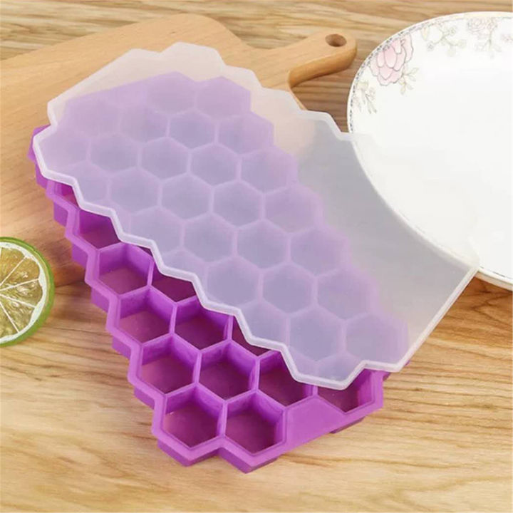 37-ice-cube-molds-ice-cube-tray-removable-ice-cube-tray-ice-cube-tray-with-lid-silicone-small-ice-cube-tray-small-ice-cube-tray-hexagon-ice-cube-tray-37-ice-cube-molds-stackable-ice-cube-molds-honeyco