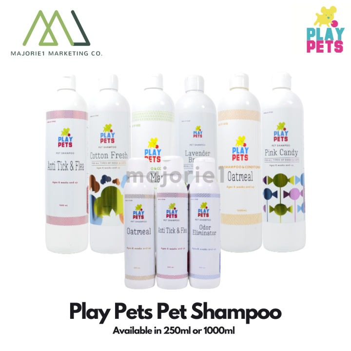 Play Pets Pet Shampoo 250ml or 1000ml (For Dogs and Cats) Lazada PH