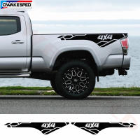 2PCS Car Styling Stickers Sport 4x4 Graphics Auto Body Tail DIY Vinyl Decal For-Toyota TACOMA Pickup Trunk Side Decor Stickers