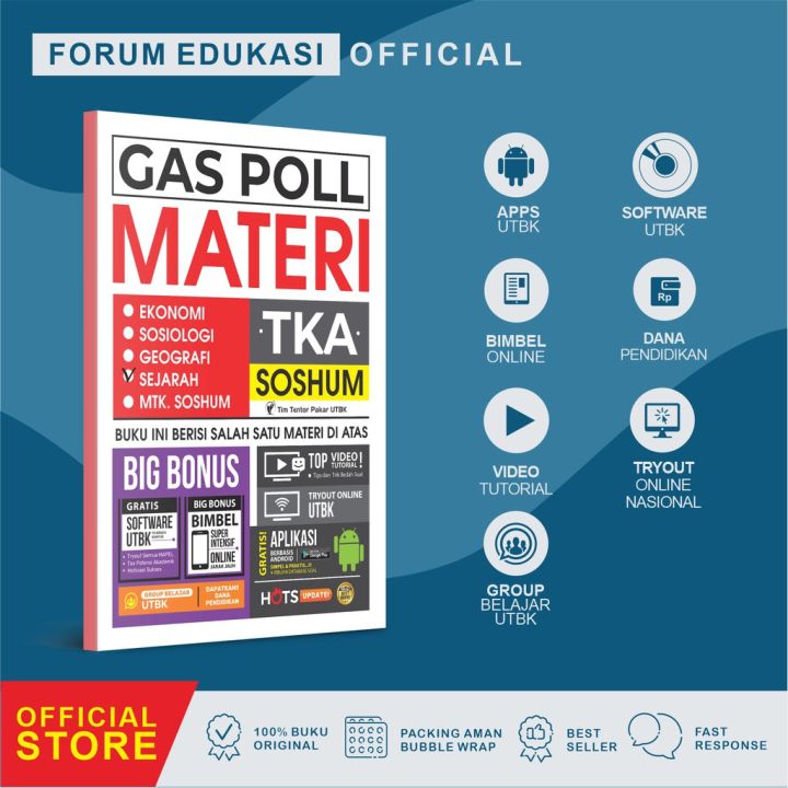 Buku Sbmptn Soshum 2022 Gas Pol Materi Terlengkap Tka Soshum Permapel Sosiologi Ekonomi 2589