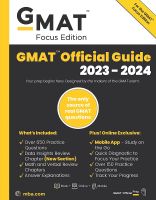 GMAT OFFICIAL GUIDE 2023-2024: BOOK + ONLINE QUESTION BANK