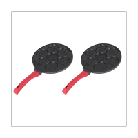 Pancake Maker - Non-Stick Pancake Pan Griddle Grill Pan Mini Crepe Maker 7-Mold Pancakes with Silicone Handle