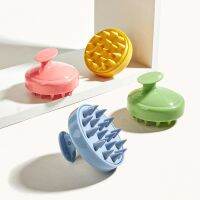 1Pcs Soft Scalp Massage Brush Wet and Dry Head Cleaning Adult Household Bath Silicone Shampoo Brush Massage Comb