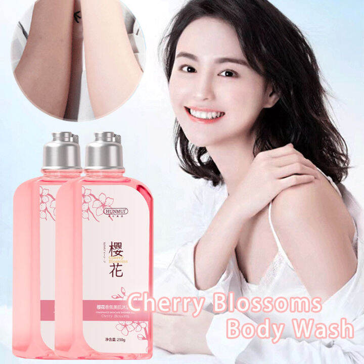 Cherry Blossoms Perfume Shower Gel Whitening Body Wash Moisturizing