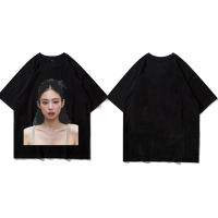 【Hot】 Jennie Jisoo Rose Lisa T-Shirt | BP Kpop Tees Cotten Tee Shirt for Men Women