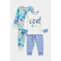 ชุดนอนเด็กผู้หญิง Mothercare Love Camo Pyjamas - 2 Pack CC999