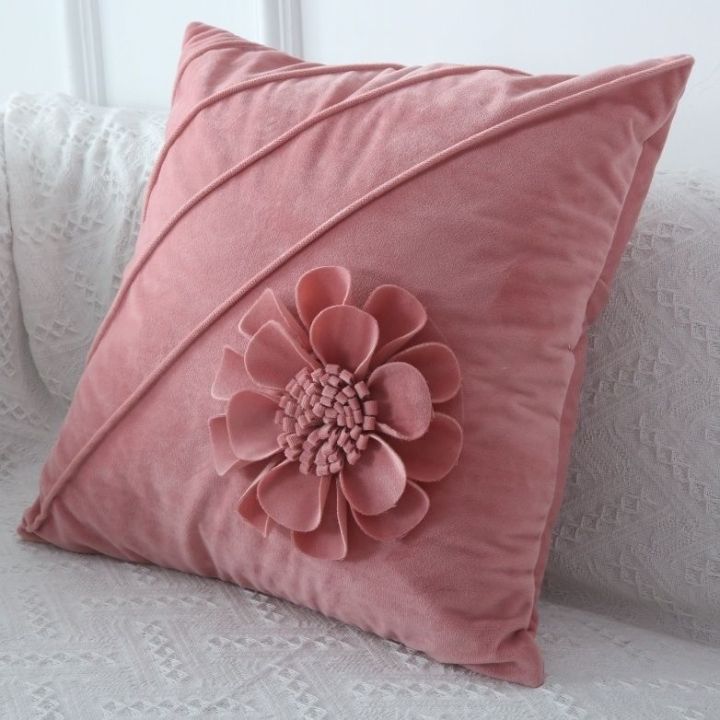 sales-nordic-style-pillow-high-end-sense-cover-chinese-solid-color-flower-living-room-sofa-bedside-new-with-core